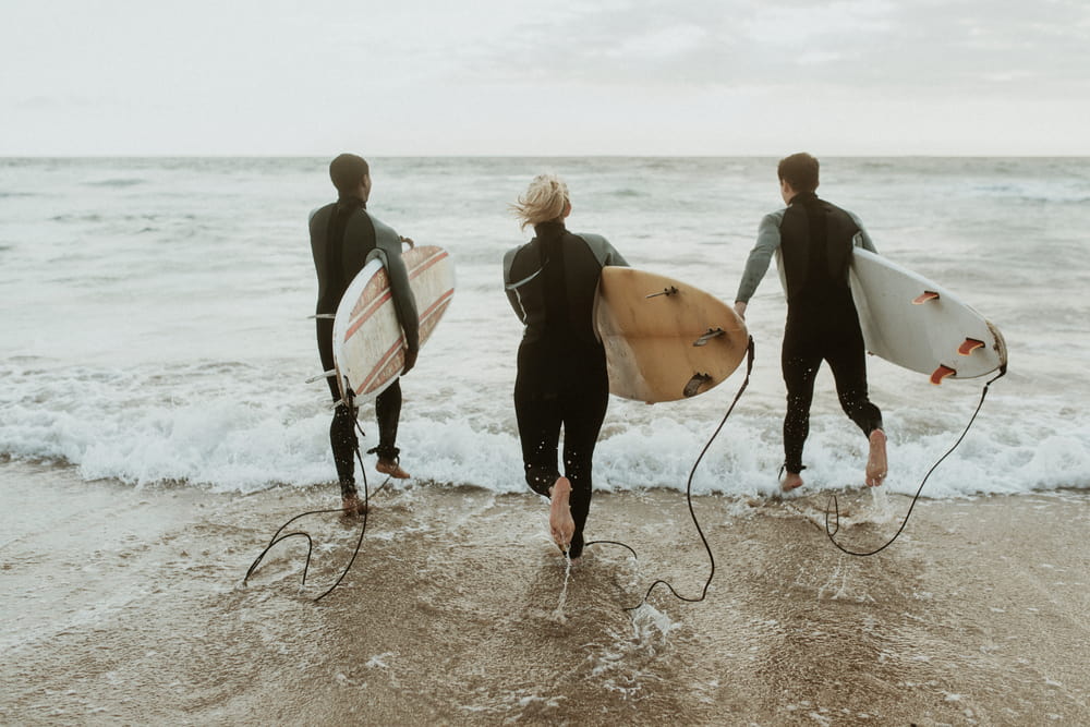 surfear en grupo